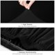 thumbnail image 4 of Elástica Sofá Funda, 1 pieza Spandex Suave Sofá Funda para 1 Cojín Sofá con 1 Cojín Funda, Lavable Muebles Fundas para Perros Pequeños, Negro, 4 of 10