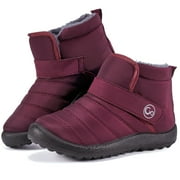 Ecetana Boys Girls Boots Winter Boot Keep Warm Toddler Little Kid Boots Comfortable Non Slip Walker Shoes