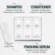 thumbnail image 3 of Extensiones de cabello con clip Rubio ceniza Extensiones de cabello rubio balayage Cabello humano real Clip ins 18 pulgadas 7 piezas 70G Extensiones de cabello de doble trama Extensiones de cabello hu, 3 of 5