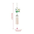 thumbnail image 5 of BE-TOOL Metal Peacock Wind Chimes Ringtones Wind Bell for Home Patio Garden Decoration Easy Hanging S Hook, 5 of 9