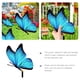 thumbnail image 4 of Simulación de mariposa estaca parque decoración de mariposa de mariposa decoración del jardín de la mariposa, 4 of 5