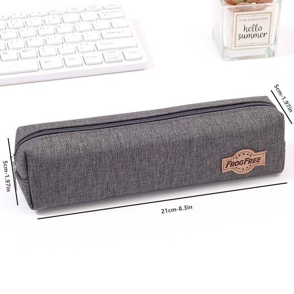Pencil Case, Large Capacity Pencil Pouch with Zipper, Coin Pouch Cosmetic Bag Bible Pencil Box Office Stationer