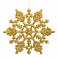 thumbnail image 1 of 4 in. Antique Gold Glitter Snowflake 24-Pvc, 1 of 1