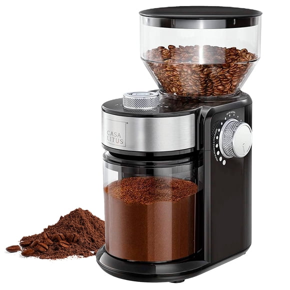 Molino de Café Eléctrico Casa Litus Profesional 18 Niveles de Molienda 200gr