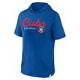thumbnail image 2 of Men's Fanatics Royal Chicago Cubs Offensive Strategy Short Sleeve Pullover Hoodie, 2 of 3