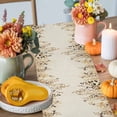 thumbnail image 4 of Fall Floral Table Runner, Autumn Thanksgiving Kitchen Dining Table Decoration for Home Party Decor 13x60 Inches, 4 of 9