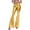 Yellow, variant on Women'S Bell Bottoms Multi Colored Micro Slim Trousers (Yellow,XL)