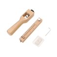 thumbnail image 1 of Herramienta de madera para manualidades . Cortador de correas de cuero manual ajustable y controlado para trabajos de marroquinería., 1 of 7