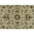 thumbnail image 2 of 4' X 6' Gray Ivory And Taupe Wool Floral Tufted Handmade Stain Resistant Area Rug, 2 of 9