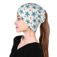 thumbnail image 6 of KLL Flower Leaves Pirnt Wicking Running Beanie Head Wrap Cycling Bandana for Men Women, 6 of 8