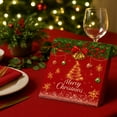 thumbnail image 4 of Upgraded 20-pack Christmas Party Supplies Christmas Disposable Paper Tableware Red Paper Napkins B, 4 of 6