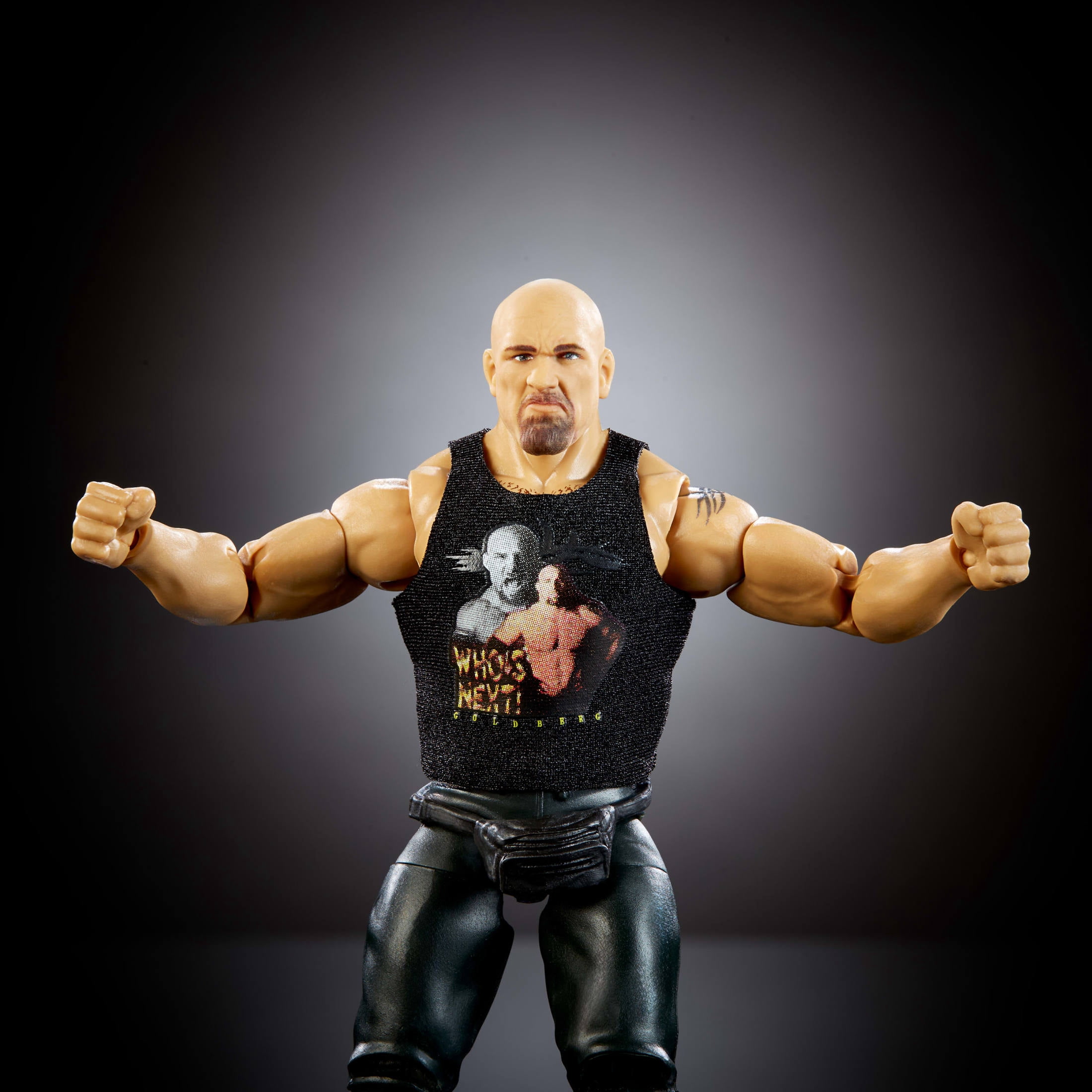 WWE Monday Night War Elite Collection Goldberg Action Figure & Accessories 6-inch Collectible Set