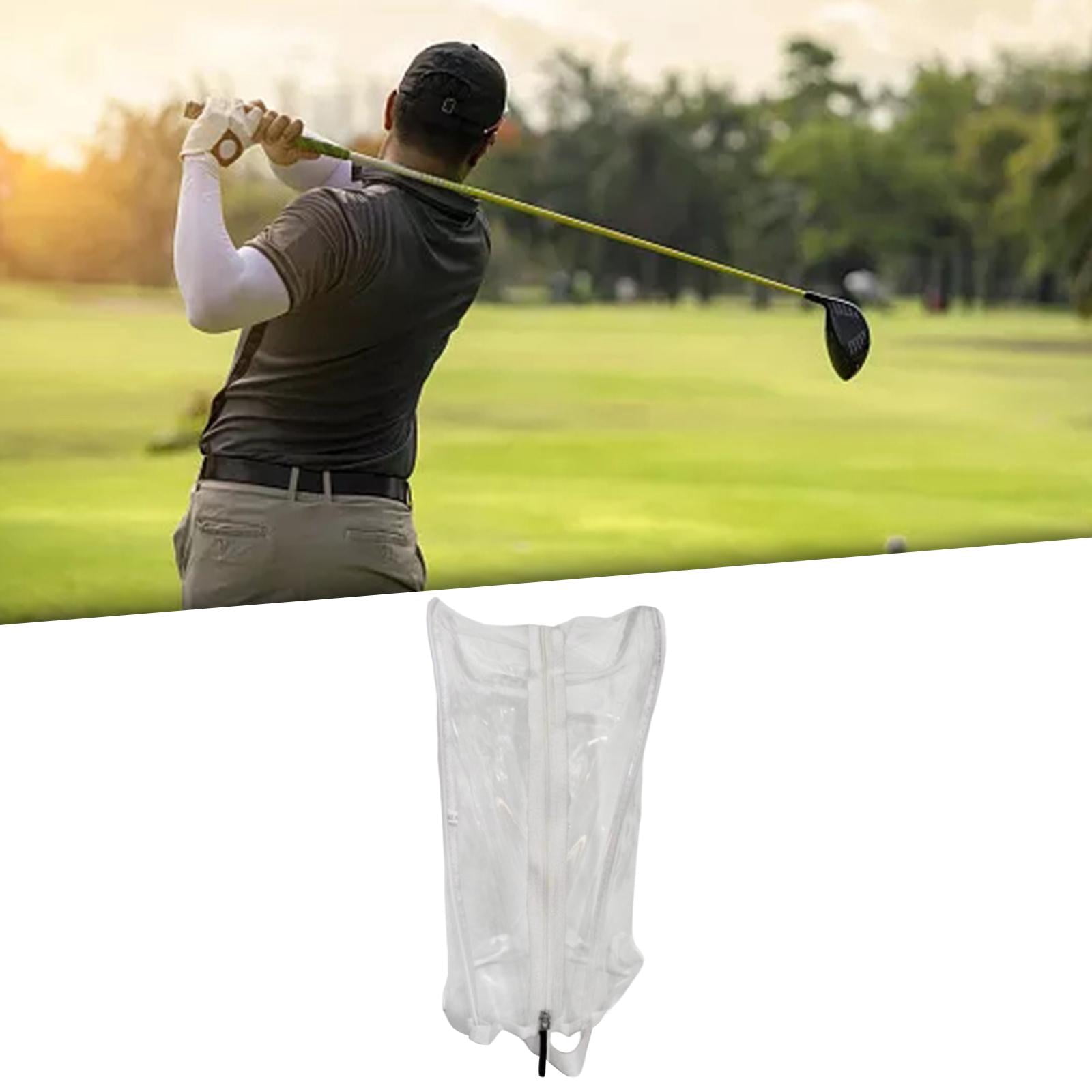 DimyFew Golf Bag Rain Cover Dustproof Waterproof with Zipper Fashion Golf Accessory Golf Clear
