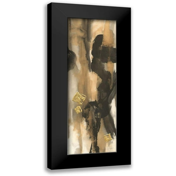 Paschke, Chris 7x14 Black Modern Framed Museum Art Print Titled - Smoke and Mirrors I