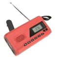 thumbnail image 3 of Radio de emergencia con manivela multifuncional FM AM WB Radios solares portátiles para emergencias domésticas Supervivencia al aire libre, 3 of 5