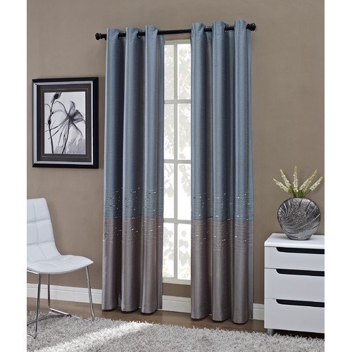 Richloom Home Fashions Horizon Thermal Blackout Single Curtain Panel