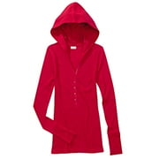 No Boundaries - Juniors Hooded Henley