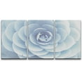 thumbnail image 3 of PixonSign Canvas Print Wall Art Set Layered Blue Flower Interior Botanical Flower Photography Realism Contemporary Closeup Edgy Multicolor Pastel for Living Room, Bedroom, Office - 16"x24"x3, 3 of 5