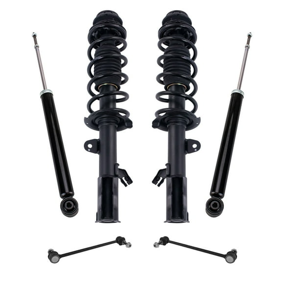 TRQ Front and Rear Suspension Kit Fits 2012-2019 Nissan Versa 14-19 Versa Note PSA36532