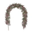 thumbnail image 3 of Enredaderas artificiales de hojas con bayas rojas para la decoración del hogar,patio o jardín.Vegetación artificial para decoración interior y exterior.Enredaderas de plástico para colgar en, 3 of 6