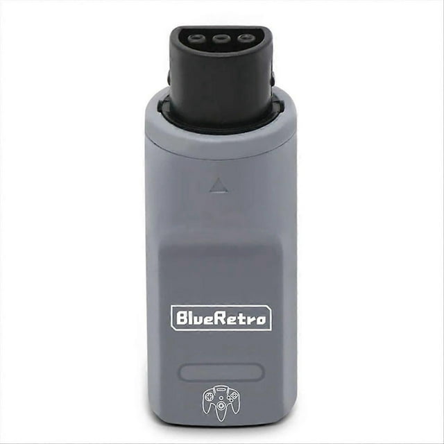 Wireless Game Controllers Adapter for Nintendo 64 Console Gray