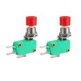 thumbnail image 1 of 2PCS 16A 125/250VAC SPDT NO NC 3-Terminals Interruptores Micro Tipo Botón, 1 of 4