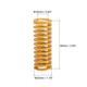 thumbnail image 2 of Troquel Resorte, 4uds 30mm OD 90mm Largo Espiral Estampado Ligera Carga Compresión Troquel Resortes para 3D Impresora Eléctrica Pieza, Amarillo Unique Bargains Resorte de compresión, 2 of 5