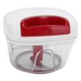 thumbnail image 2 of Mini picadora de alimentos de cocina de 550 ml, trituradora de ajo manual, machacadora, licuadora con cepillo raspador, 2 of 14