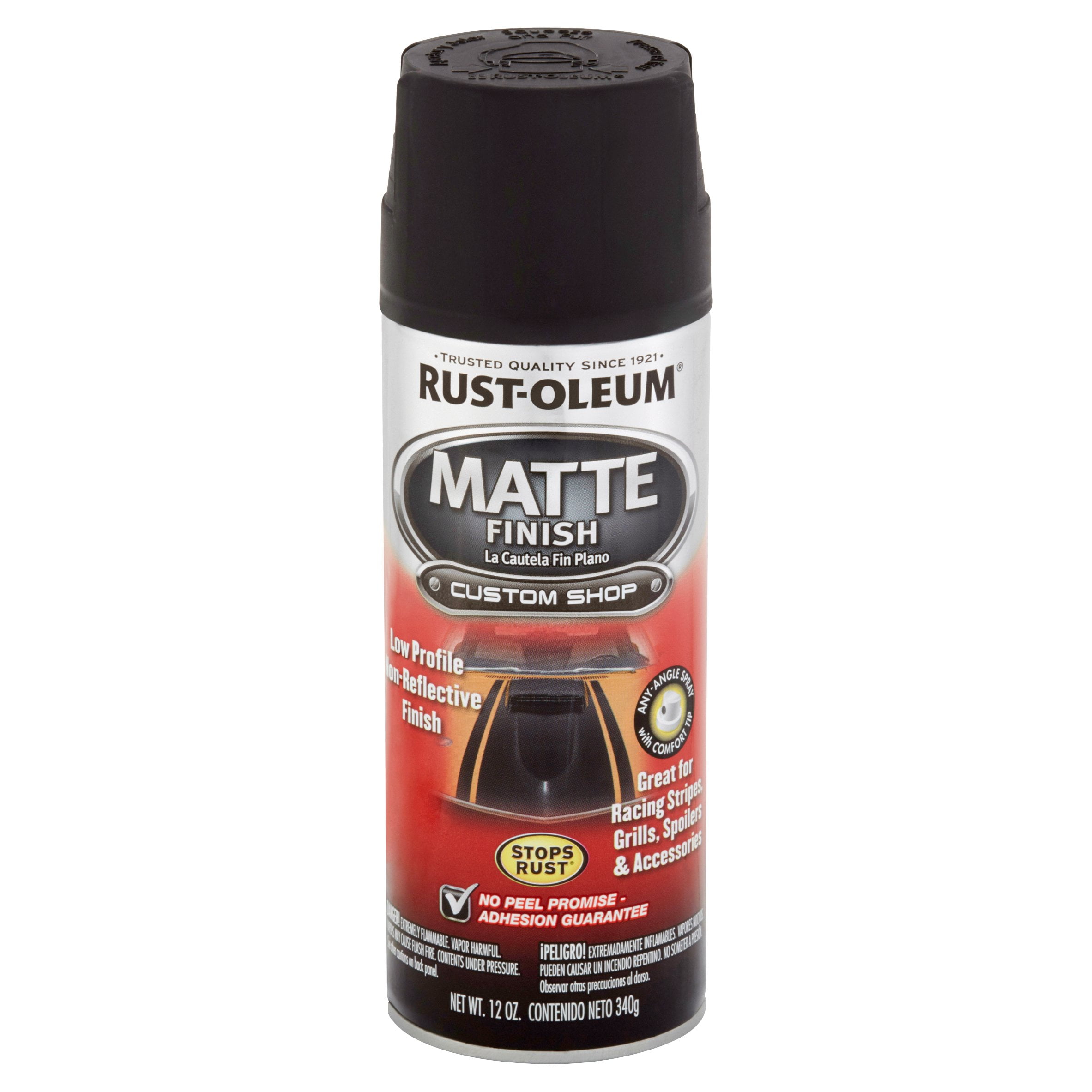 Rust-Oleum Custom Matte Black Lacquer Spray Paint