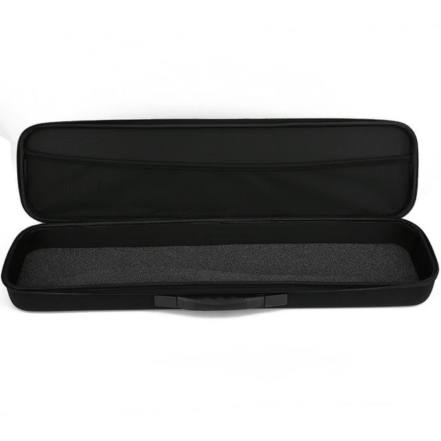 Sac de Rangement pour Canne à Pêche, Sac à Pêche Portable Imperméable avec Poignée de Qualité, Protection en Éponge pour Équipement de Pêche, en Matériau EVA, 24.6 X 6.5 X 2.8 Po