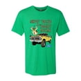 thumbnail image 2 of Wild Bobby, Driving Trucks and Taggin Bucks Retro Ford F150 Hunting, Cars and Trucks, Men Premium Tri Blend Tee, Envy, Small, 2 of 4