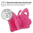 thumbnail image 5 of Dteck Case for Fire HD 8 / HD 8 Plus (12th/10th Gen,2022/2020), Butterfly Case with Kickstand Light EVA Full Boby Drop Protective Rugged Shockproof Kid-Proof Fire HD 8 Case for Kids,Rose, 5 of 7