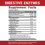 5% Nutrition Rich Piana | Probio-75 & Digestive Enzymes Digestion Supplement | Digestive Enzymes with Probiotics and Prebiotic Fiber 120 Gelatin Capsules (30 Svgs)