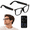 Black-Clear Lens, variant on AI Smart Glasses with 25 Languages Translation, TR90 Frame Bluetooth Glasses with Voice Assistant, ENC Noise Cancelling Open Ear Audio for Work Travel
