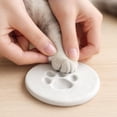 thumbnail image 5 of Pet Paw Print Kit,DIY Clay Paw Print Keepsake Kit for Dogs & Cats,Pet Memorial Craft Gift,Non-Toxic Air Dry Clay Kit to Capture Your Pet’s Paw Impression,White, 5 of 6