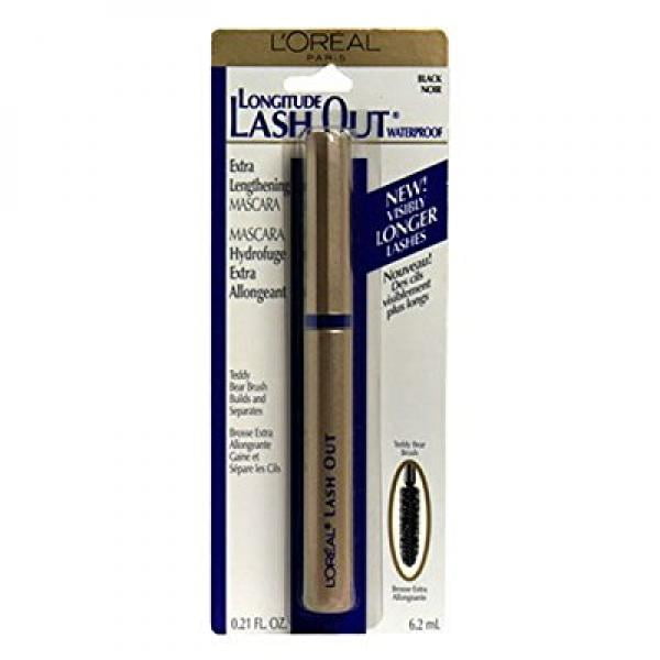 L'Oreal Waterproof Lash Out Extra Extending Mascara, Black .21 fl oz