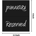 thumbnail image 2 of Reserved Table Cards Black & White - Wedding - Party Table Tent Cards(100), 2 of 5