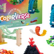 Plus-Plus: Learn To Build - Colorverse - 1000pc Set, Interlocking Mini Puzzle Blocks, Free Play Bricks, STEM Construction & Building Toy, Kids Ages 5+