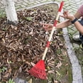 thumbnail image 4 of bestolf Leaf Rake Detachable Handle Length Lightweight Lawn Rake Adults Extendable Garden Rake Leaf Collector, 4 of 8