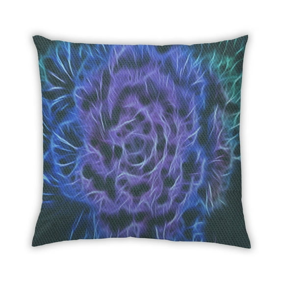 Ahgly Company Outdoor Square Contemporary Throw Pillow, 18 inch by 18 inch