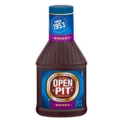 (3 Pack) Open Pit Barbecue Sauce Sweet, 18.0 OZ (3 pack)