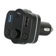 thumbnail image 2 of NURATIT Bluetooth 5.0 Car FM Transmitter, Wireless Bluetooth Car Adapter Kit, Handsfree Calling, MP3 Player, Support U Disk/TF Card, , Compatible with iPhone/Android, 2 of 9