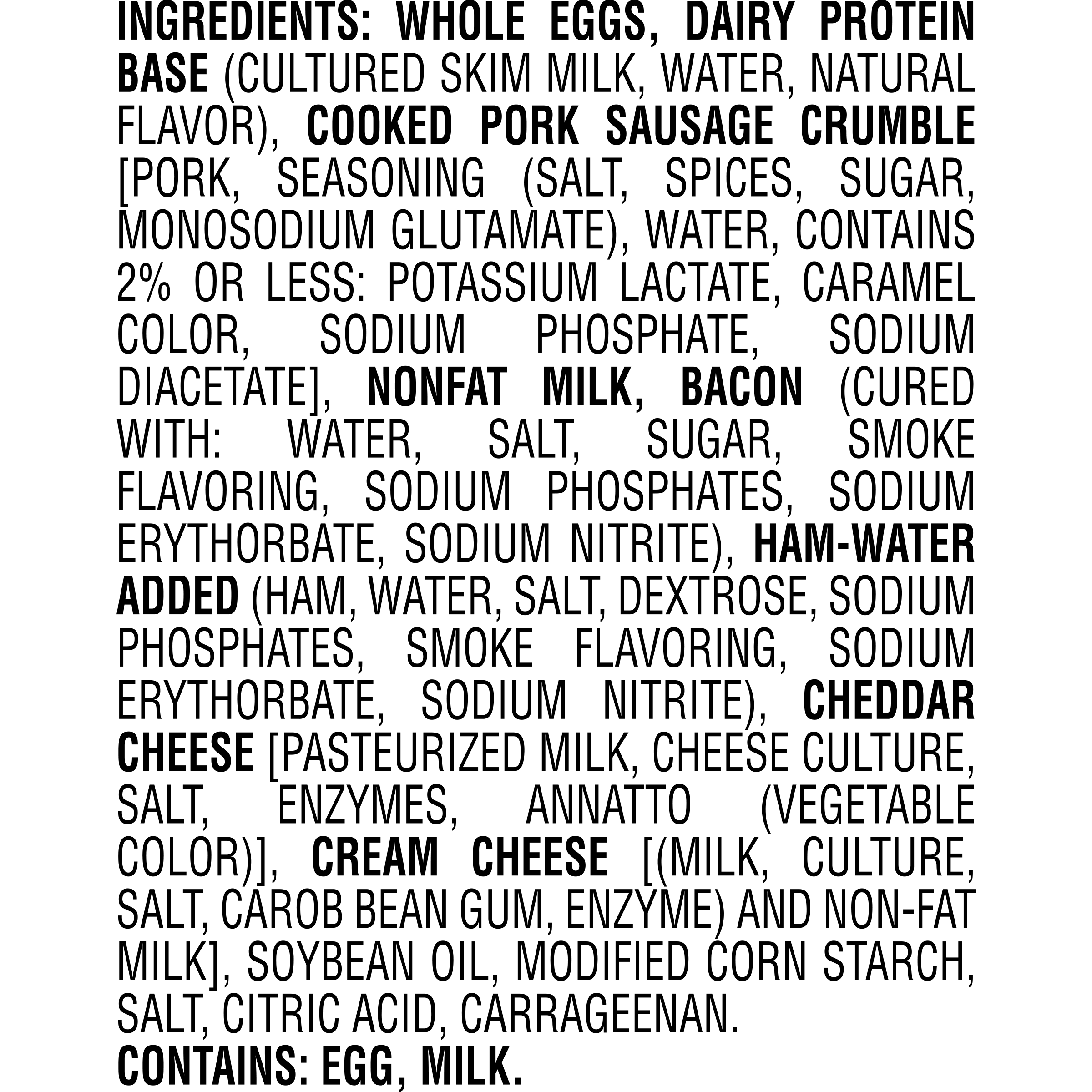 Jimmy Dean Meat Lovers Egg Bites, Pork Sausage Bacon Ham and Cheddar