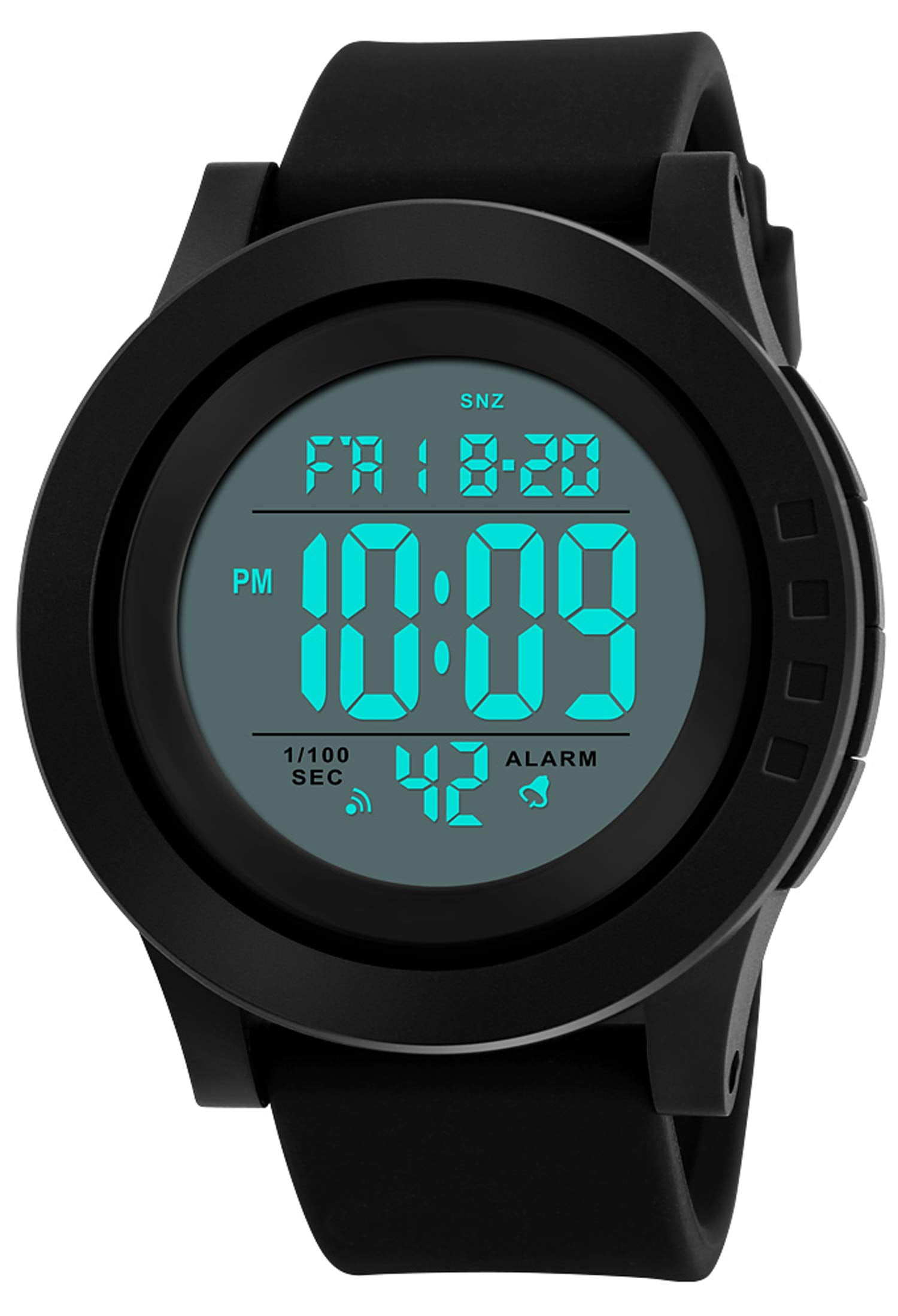 CakCity Mens Digital Sports Watch with Large Face