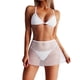 thumbnail image 1 of Traje de baño de mujer cómodo y moderno de 3 piezas con tirantes finos., 1 of 5