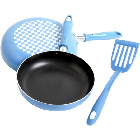 Gibson Colorsplash Kistler 3-Piece Fry Pan Set