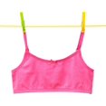 thumbnail image 3 of Alyce Ives Intimates Girls Cami Cotton Training Bras, Solid 2, L, 12 Pack, 3 of 5