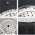 thumbnail image 3 of Gixusil Steamer Rack Stainless Steel Instant Pot Accessories, Silver Cooking Ware Thickened Steaming Rack Stand (10.2 inch/ 26 cm), 3 of 7