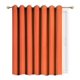 thumbnail image 2 of Panel opaco térmico K100 naranja, 1 pieza, para puerta de patio, ventana, puerta corrediza, cortina con 3 capas de ojales superiores, bloquea el calor, el frío y la luz. Tamaño: 254 cm de ancho x 213, 2 of 3