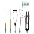 thumbnail image 7 of Carevas 5pcs Fly Tying Tools Combo Kit Fly Tying Vise Bobbin Holder Threader Whip Finisher Scissors, 7 of 7